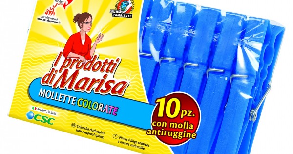 40 Mollette In Plastica Per Stendibiancheria Con Borsa Portaoggetti - 4 Colori (Rosa, Blu, Bianco, Verde)